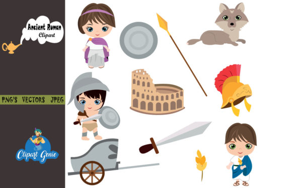 Ancient Roman Clipart Bundle: A Practical Resource for Creators