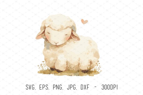 Cute Baby Lamb Sheep Watercolor Clipart: A Guide to Choosing and Using High-Quality Digital Assets
