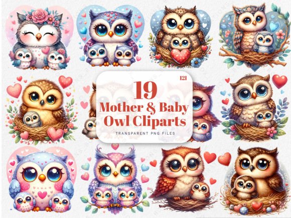 Happy Mother's Day PNG Owl and Baby Art: A Guide to Whimsical Motherhood Designs