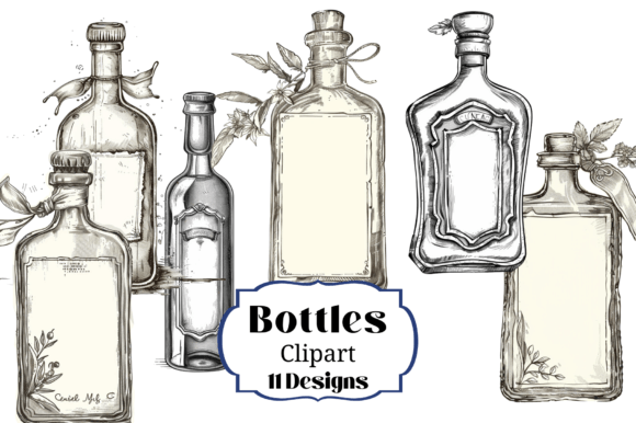 Unlocking Creative Potential with Bottles Clip Art Transparencies