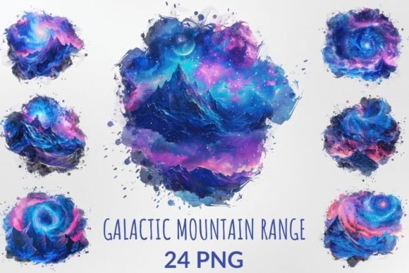 Watercolor Galactic Mountain Range: A Design Evaluation