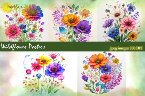 Wildflower Posters: A Premium Digital Asset Collection